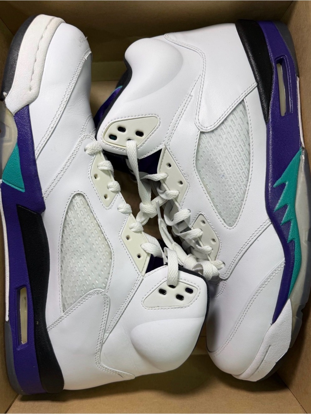 leather Air Jordan 5 Retro "Grape" 2013